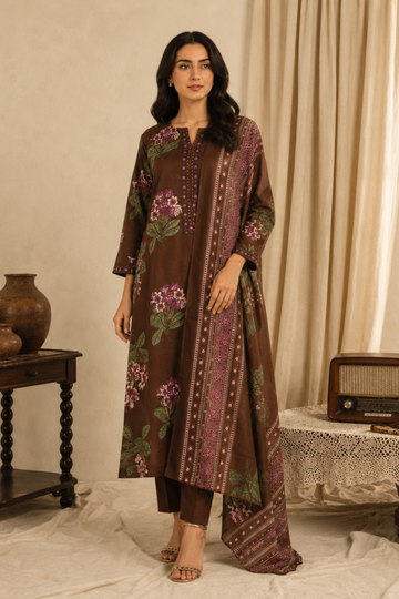 Meher Blossom Cotton Suit Set